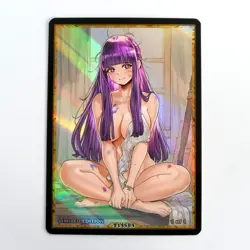 FERN Waifu Anime Card LIMITED 1/1 Custom TCG Holo Goddess Story ACG T14684 - Image 1