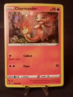 Pokemon Card TCG Pokemon Charmander Charmander Promo Holo Cosmo SWSH092 NM - Image 1