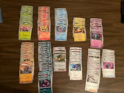 Lot Of 103 Destined Rivals Pokemon Cards - Common, Uncommon, Holo Rare - Image 1