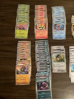 Lot Of 103 Destined Rivals Pokemon Cards - Common, Uncommon, Holo Rare - Image 2