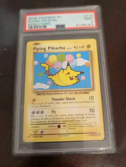 Pokemon Flying Pikachu POKEMON TCG PSA 9 MINT CARD Evolutions 2016 Pokemon XY MT - Image 2