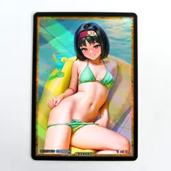 ERIKA Waifu Anime Card LIMITED 1/1 Custom TCG Holo Goddess Story ACG T14682 - Image 1