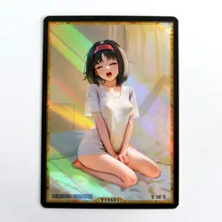 ERIKA Waifu Anime Card LIMITED 1/1 Custom TCG Holo Goddess Story ACG T14681 - Image 1