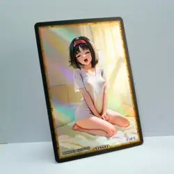 ERIKA Waifu Anime Card LIMITED 1/1 Custom TCG Holo Goddess Story ACG T14681 - Image 2