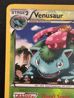 Venusaur 3/108 BW Dark Explorers Pokemon Card Reverse Holo Foil Rare MP - Image 3