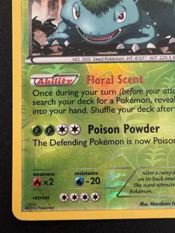 Venusaur 3/108 BW Dark Explorers Pokemon Card Reverse Holo Foil Rare MP - Image 5