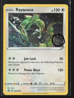 Rayquaza - Promo SWSH: Sword & Shield Promo Cards SWSH029 NM Pokemon Card Swirl - Image 1