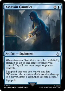 NM Assassin Guantlet, MTG, Assassin's Creed, Magic the Gathering, 12 - Image 1
