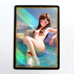 D.VA Waifu Anime Card LIMITED 1/1 Custom TCG Holo Goddess Story ACG T14675 - Image 1