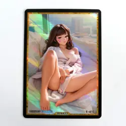 D.VA Waifu Anime Card LIMITED 1/1 Custom TCG Holo Goddess Story ACG T14673 - Image 1
