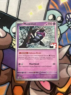 Pokemon Munkidori 095/167 Prize Pack Series Cards Non-Holo Pack Fresh - NM - Image 1