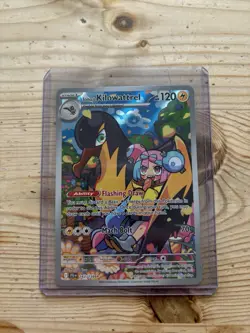 Pokemon TCG Iono's Kilowattrel Card Journey Together IR 163/159 - Image 2