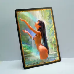 CHEL Waifu Anime Card LIMITED 1/1 Custom TCG Holo Goddess Story ACG T14668 - Image 2