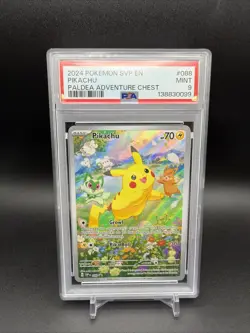 Pokemon Pikachu #088 SV: Scarlet & Violet Promo Holo PSA 9 English 2024 Card - Image 1