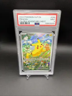 Pokemon Pikachu #088 SV: Scarlet & Violet Promo Holo PSA 9 English 2024 Card - Image 2