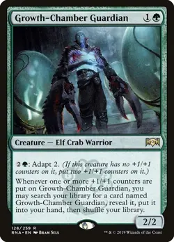 Growth-Chamber Guardian 2x FOIL RNA MTG Ravnica Allegiance Rare MINT green - Image 1