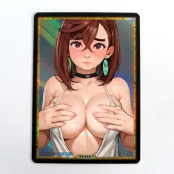 AYASE MOMO Waifu Anime Card LIMITED 1/1 Custom TCG Holo T14665 - Image 1