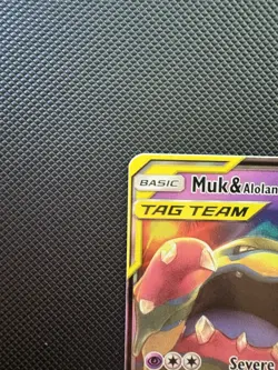 Pokemon TCG Muk Alolan Muk GX Holo Card 61/214 Ultra Rare SM Unbroken Bonds NM - Image 3