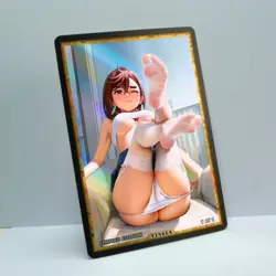AYASE MOMO Waifu Anime Card LIMITED 1/1 Custom TCG Holo T14664 - Image 2