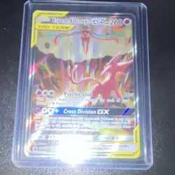 Espeon & Deoxys GX TAG TEAM Holo Pokemon TCG Card SM240 260 HP English - Image 1