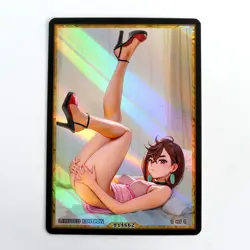 AYASE MOMO Waifu Anime Card LIMITED 1/1 Custom TCG Holo T14662 - Image 1