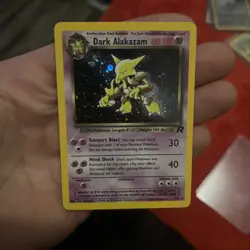 Pokemon TCG Dark Alakazam Holo Rare Card 1/82 Unlimited (LP+/NM-)💎🔥 - Image 1
