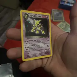 Pokemon TCG Dark Alakazam Holo Rare Card 1/82 Unlimited (LP+/NM-)💎🔥 - Image 3