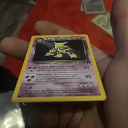 Pokemon TCG Dark Alakazam Holo Rare Card 1/82 Unlimited (LP+/NM-)💎🔥 - Image 4