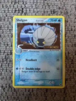 2006 Pokemon EX Dragon Frontiers #38 Shelgon Reverse Holo NM Rare Card STAMPED - Image 1