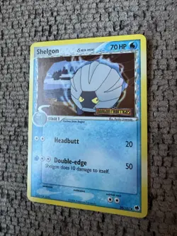 2006 Pokemon EX Dragon Frontiers #38 Shelgon Reverse Holo NM Rare Card STAMPED - Image 2