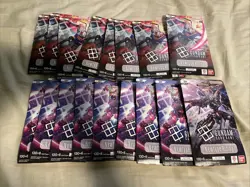 Gundam Card Game Newtype Rising Sleeved Booster Pack 17 Packs Total - Image 1