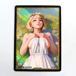 ASHLEY GRAHAM Waifu Anime Card LIMITED 1/1 Custom TCG Holo T14658 - Image 1