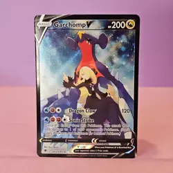 Pokemon Garchomp V Full Art Ultra Rare Holo TG23/TG30 Astral Radiance Card NM - Image 1