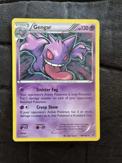 Pokemon Gengar Non Holo Rare TCG Card 60/162 XY Breakthrough MP/HP - Image 1