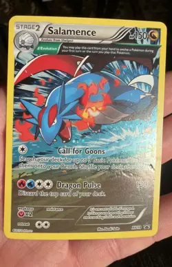 Pokemon Salamence Card XY59 Promo Black Star Trading Card TCG 2015 - Image 1