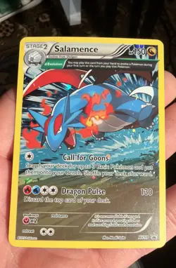 Pokemon Salamence Card XY59 Promo Black Star Trading Card TCG 2015 - Image 2