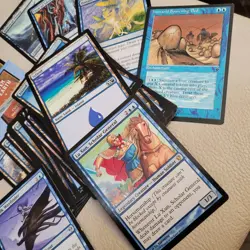Deck of Magic Commander Cards =***MERFOLK Horsemanship BLUES So Sad Tribal Fun** - Image 1