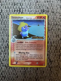 2006 Pokemon EX Dragon Frontiers #64 Smoochum Reverse Holo NM Rare Card STAMPED - Image 1