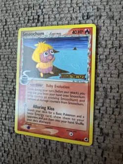 2006 Pokemon EX Dragon Frontiers #64 Smoochum Reverse Holo NM Rare Card STAMPED - Image 2