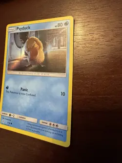 Psyduck 7/18 Detective Pikachu Pokemon Card 2019 Near Mint NM Clean Case - Image 4