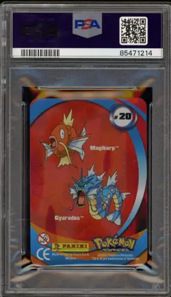 Pokemon Magikarp/Gyarados Action Cards Advanced #20 PSA 10 Gem Mint - Image 2