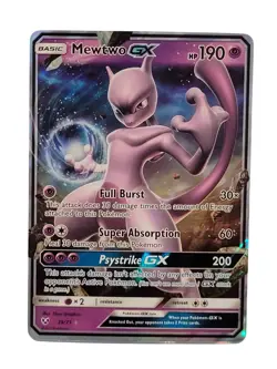 Mewtwo GX - 39/73 - Pokemon Shining Legends Sun & Moon Ultra Rare Card NM - Image 1