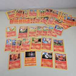 Pokemon TCG – Lot of 90 Fire‑Type Cards – Common & Uncommon – Bulk Collection - Image 1