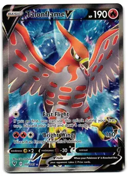 Talonflame V 168/185 - Vivid Voltage Rare Ultra Pokemon TCG - NM Card - Image 1
