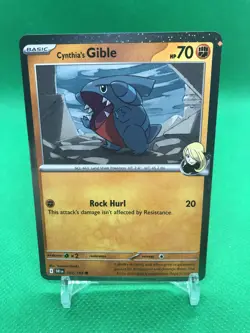 Cynthia's Gible (Cosmos Holo) 102/182 Miscellaneous Cards & Products Holo - Image 1