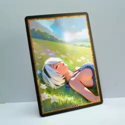 2B Waifu Anime Card LIMITED 1/1 Custom TCG Holo Goddess Story ACG T14647 - Image 2