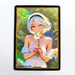 2B Waifu Anime Card LIMITED 1/1 Custom TCG Holo Goddess Story ACG T14646 - Image 1