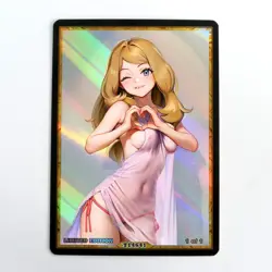 SERENA Waifu Anime Card LIMITED 1/1 Custom TCG Holo Goddess Story ACG T14641 - Image 1