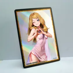 SERENA Waifu Anime Card LIMITED 1/1 Custom TCG Holo Goddess Story ACG T14641 - Image 2