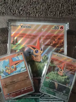 Pokemon TCG Victini SVP 208 Black Star Promo Set - Image 5